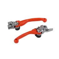 Manete sport POLISPORT Set Levier Pivot KTM SX125/200EXC'14-15 TC/FC'19-21 ORANGE