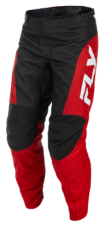 Pantaloni de motocross FLY RACING F-16 - Roșu/Negru/Alb