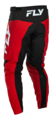 Pantaloni de motocross FLY RACING F-16 - Roșu/Negru/Alb