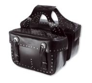 Leather motorcycle saddles A-PRO H-D BLACK