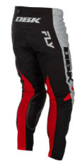 Pantaloni motocross FLY RACING Kinetic DBK - Gri/Negru/Roșu