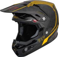 Casca motocross FLY RACING Formula Carbon Tracer Casca - Aur/Negru