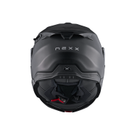 Каска NEXX X.LIFETOUR FLIP UP  PLAIN BLACK MATT