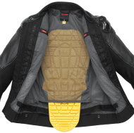 Leather jacket SPIDI CARBO RIDER CE BLACK