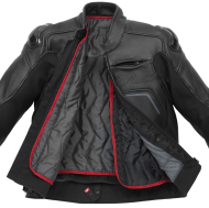 Leather jacket SPIDI CARBO RIDER CE BLACK