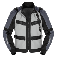 Textile motorcycle jacket SPIDI ENDURO PRO Black/Grey