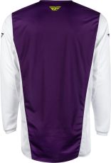 Tricou de motocross FLY RACING Kinetic Reload - Deep Purple/Alb/Hi-Vis