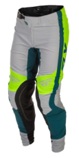 Pantaloni de motocross FLY RACING - Gri/Lime/Turcoaică