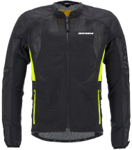 Summer jacket with protectors SPIDI SUPER NET Yellow fluo