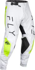 Pantaloni de motocross FLY RACING Evolution DST -Alb/Hi-Vis