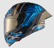 Каска NEXX X.R3R SWIRL SKY BLUE