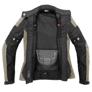 Women's textile motorcycle jacket SPIDI TEK NET SAND