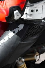 Leather pants SPIDI RR PRO WARRIOR BLACK/WHITE