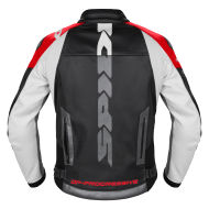 Δερμάτινο μπουφάν μοτοσικλέτας SPIDI DP PROGRESSIVE LEATHER Κόκκινο