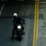 Motorcycle leather jacket SPIDI GARAGE ROBUST BLACK