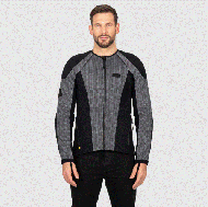 Geacă de motocicletă de vară KNOX URBANE PRO® MK3 BLACK/SILVER