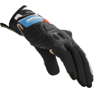 Moto gloves SPIDI FLASH-R EVO RED/LIGHT BLUE
