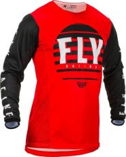 Tricou motocross FLY RACING KINETIC K220-NEGRU/ROSU/ALB