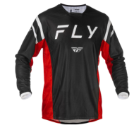Tricou motocross FLY RACING Kinetic Mesh - Negru/Roșu