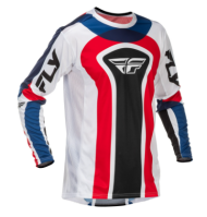 Tricou motocross FLY RACING Lite Glory Ediție Specială - Roșu/Alb/Albastru