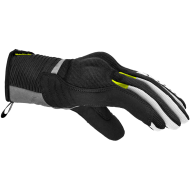 Textile motorcycle gloves SPIDI FLASH CE BLACK/YELLOW FLUO