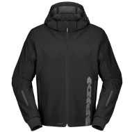 Textile motorcycle jacket SPIDI HOODIE H2OUT II BLACK/ANTHRACITE