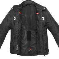 Текстилно мото яке SPIDI SOLAR TEX BLACK/WHITE