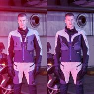 Textile jacket SPIDI FRONTIER THERMORAIN BLACK