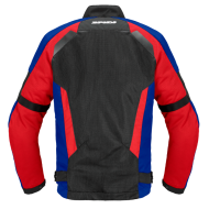 Textile motorcycle jacket SPIDI TEK NET BLACK/RED/BLUE