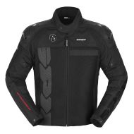 Textile motorcycle jacket SPIDI PROGRESSIVE NET BLACK