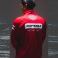 Textile motorcycle jacket SPIDI PIT LANE RED