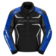 Textile motorcycle jacket SPIDI RACE-EVO H2OUT Black/Blue/Silver