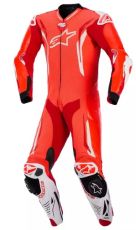 ALPINESTARS GP TECH V5 FLUO RED/WHITE leather kit