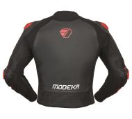 Δερμάτινο Moto Jacket Modeka Yron Μαύρο/Κόκκινο
