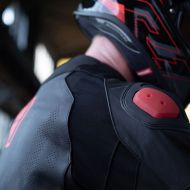 Δερμάτινο Moto Jacket Modeka Yron Μαύρο/Κόκκινο