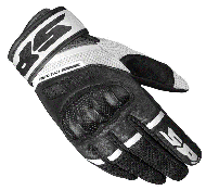 Moto gloves SPIDI POWER CARBON BLACK/WHITE