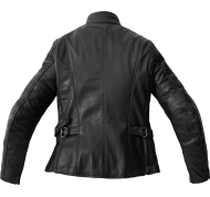 Women's leather motorcycle jacket SPIDI ROCK LADY Black