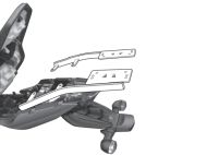 Монтажен комплект за куфари SHAD TOP MASTER YAMAHA XJ 600 09-10