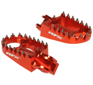 Steps RFX Pro Footrests (Orange) KTM SX65 02-14 SX/EXC/SXF/EXCF 125-525 00-14