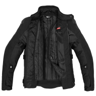 Textile motorcycle jacket SPIDI RW H2OUT Black