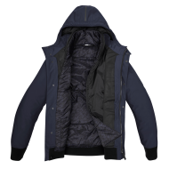 Textile motorcycle jacket SPIDI RIDING PARKA Blue