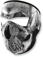 ZAN HEADGEAR SKULL Mască integrală din neopren