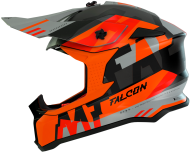 Casca Motocross MT FALCON ARYA A4 PORTOCALIU MAT