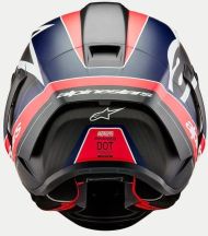 Κράνος ALPINESTARS Supertech R10 Team Μαύρο/Καρμπουράκι/Μπλε/Λευκό