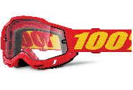 Motocross goggles 100% ACCURI 2 ENDURO MOTO RED
