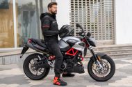 Jachetă motociclistă impermeabilă SHIMA DRIFT + Men Negru + protecție spate