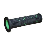 Motocross grips PROGRIP 717 Double Density BK/GREEN
