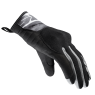 Mănuși moto textile pentru femei SPIDI FLASH-KP NEGRE/GRI