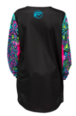 Παιδική μπλούζα motocross FLY RACING Kinetic Mutant Youth - Μαύρο/Πολύχρωμο