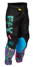 Pantaloni de motocross pentru copii FLY RACING Kinetic Mutant - Negru/multicolor